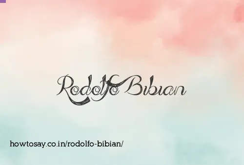 Rodolfo Bibian