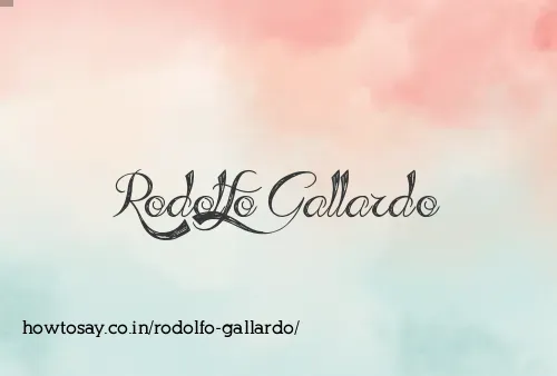Rodolfo Gallardo