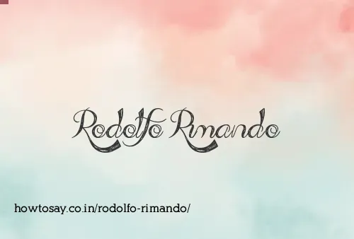 Rodolfo Rimando