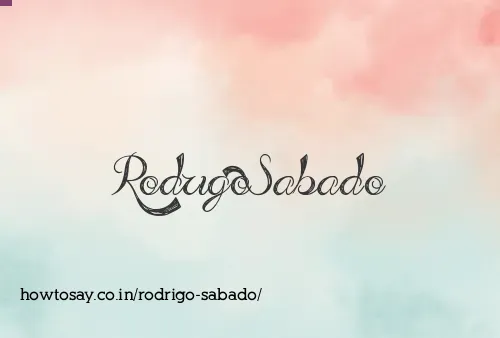 Rodrigo Sabado