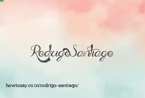 Rodrigo Santiago
