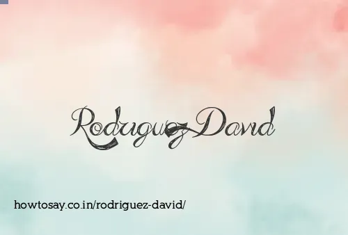 Rodriguez David