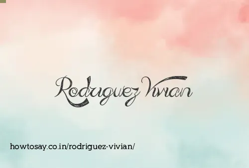 Rodriguez Vivian
