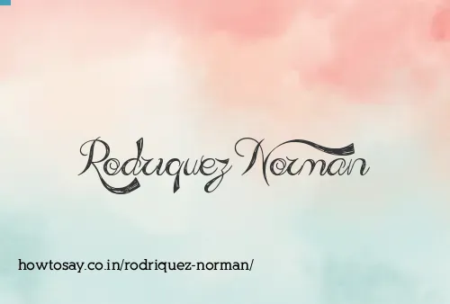 Rodriquez Norman