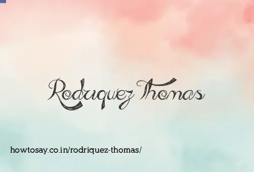 Rodriquez Thomas