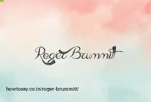 Roger Brummitt