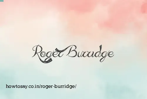 Roger Burridge