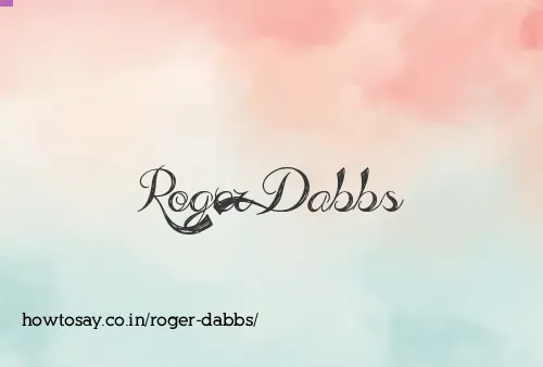 Roger Dabbs