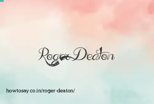 Roger Deaton