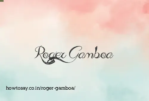 Roger Gamboa
