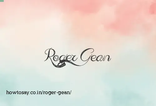 Roger Gean