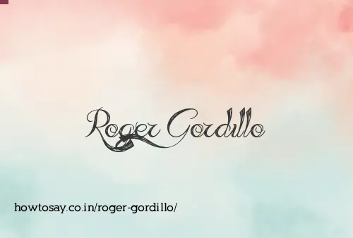 Roger Gordillo