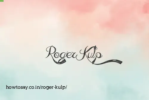 Roger Kulp