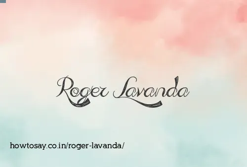 Roger Lavanda