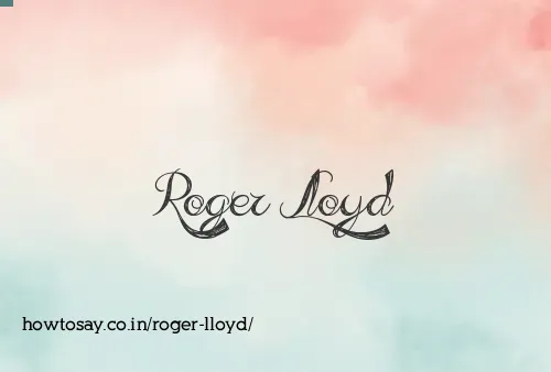 Roger Lloyd