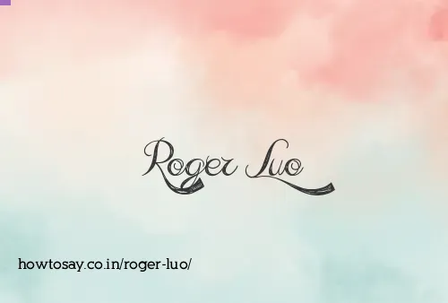 Roger Luo