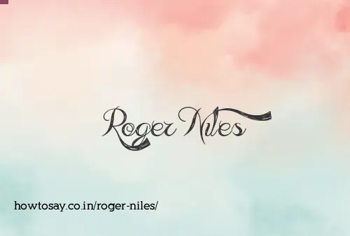 Roger Niles