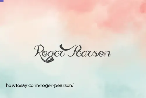 Roger Pearson