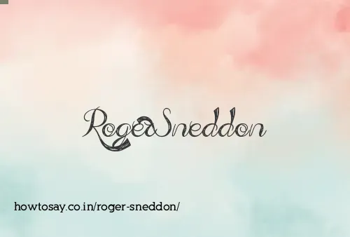 Roger Sneddon
