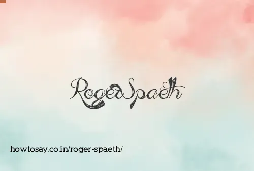 Roger Spaeth
