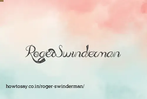 Roger Swinderman