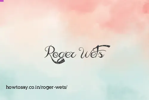 Roger Wets