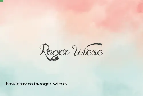 Roger Wiese