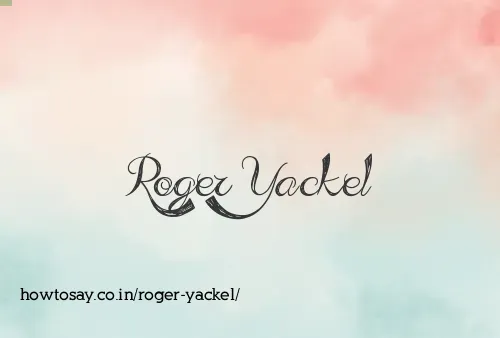 Roger Yackel