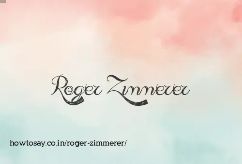 Roger Zimmerer