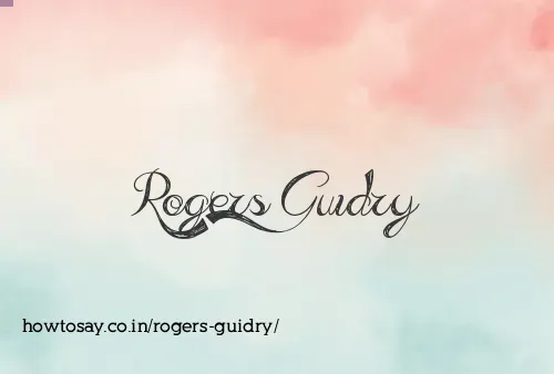 Rogers Guidry