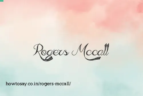 Rogers Mccall