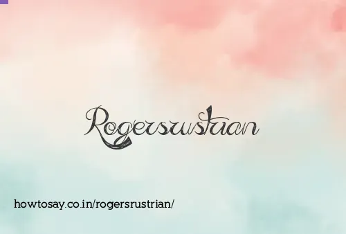 Rogersrustrian