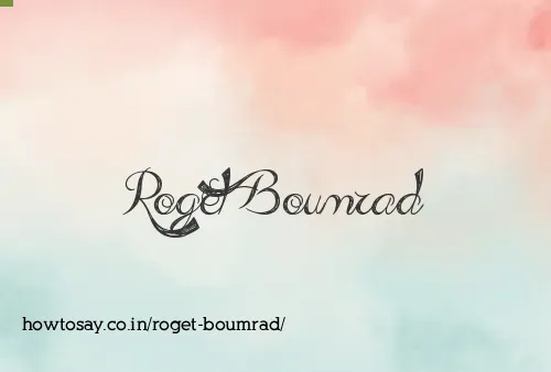 Roget Boumrad
