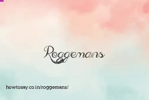 Roggemans