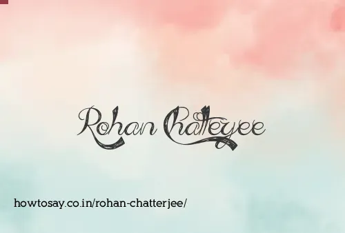 Rohan Chatterjee
