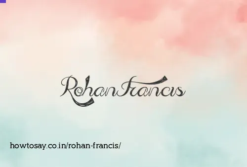 Rohan Francis