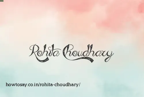 Rohita Choudhary