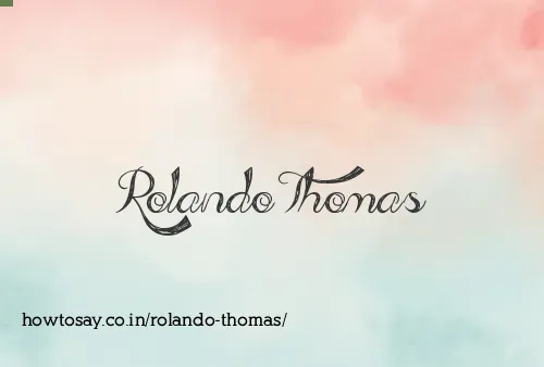 Rolando Thomas