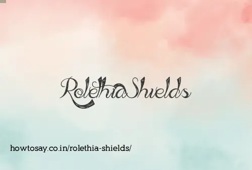 Rolethia Shields