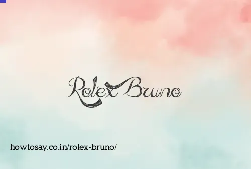Rolex Bruno