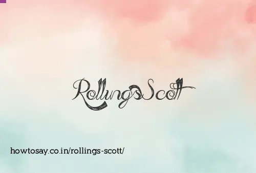 Rollings Scott