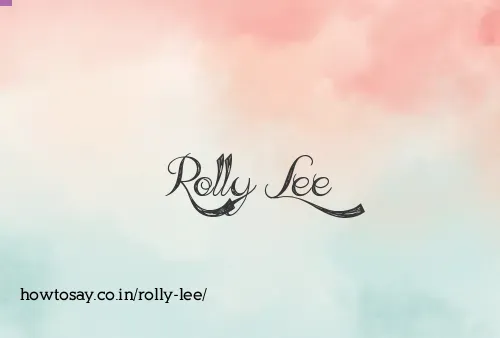 Rolly Lee