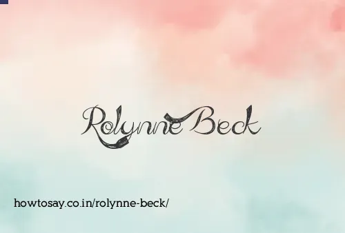 Rolynne Beck