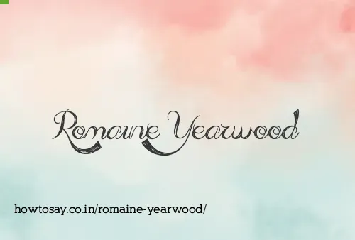 Romaine Yearwood