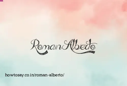 Roman Alberto