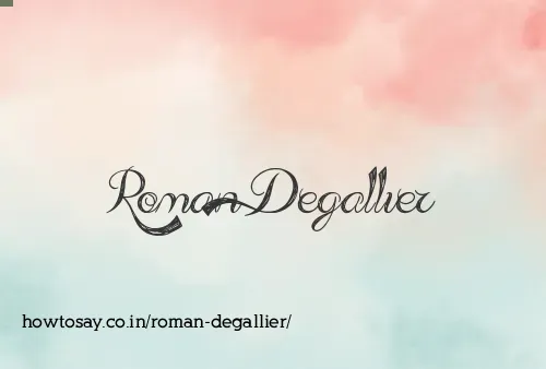Roman Degallier