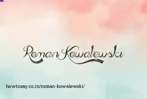 Roman Kowalewski