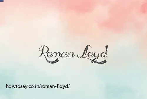Roman Lloyd