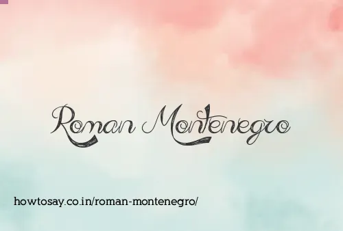Roman Montenegro