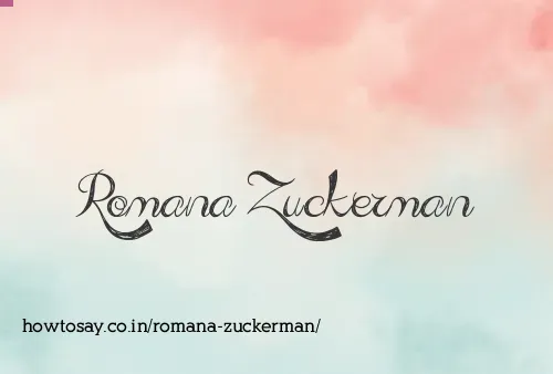 Romana Zuckerman